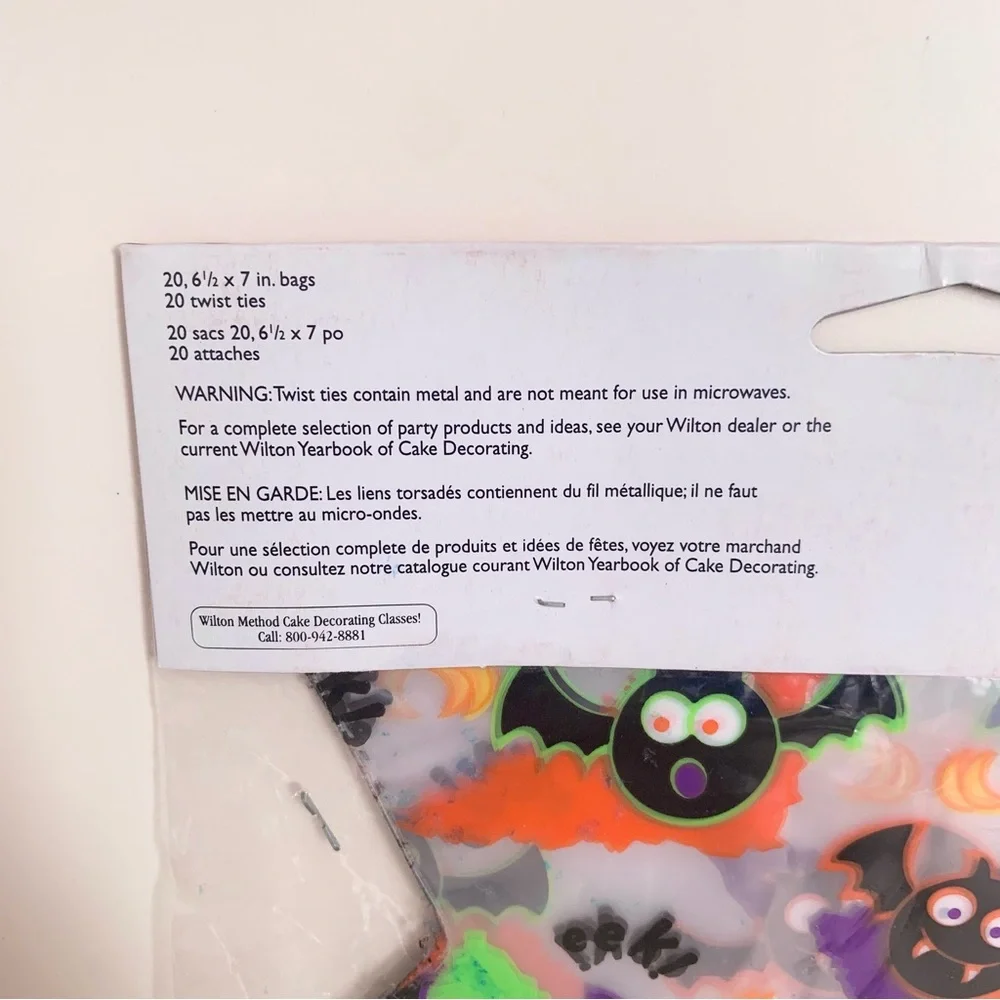 Y2k Halloween nostalgia bat goodie bags 20 pack